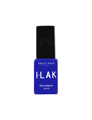 Vernis semi-permanent I-LAK – blue lagoon – tenue longue durée, brillance intense