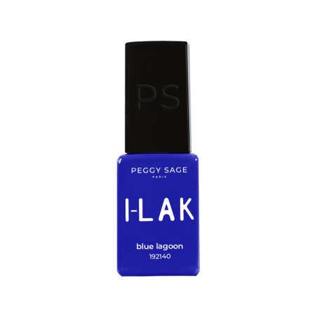 Vernis semi-permanent I-LAK – blue lagoon – tenue longue durée, brillance intense