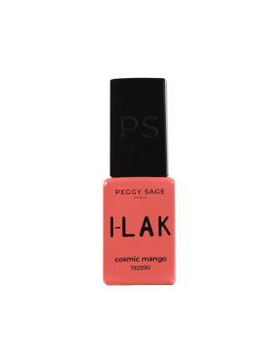 Vernis semi-permanent I-LAK – cosmic mango – éclat vif, tenue 3 semaines