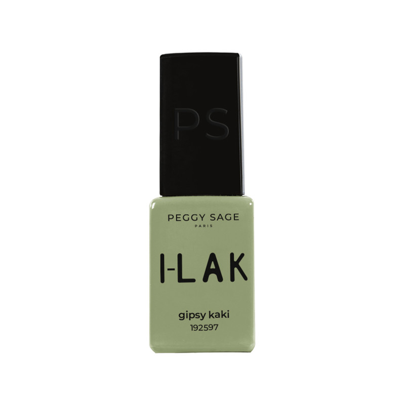 Vernis semi-permanent I-LAK – gipsy kaki – couvrance intense, tenue 3 semaines Vernis semi-permanent I-LAK – gipsy kaki – couvrance intense, tenue 3 semaines