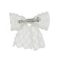 Barette cheveux avec noeud blanc Barette cheveux avec noeud blanc