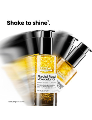 Huile réparatrice Absolut Repair Molecular – nutrition, anti-frisottis, brillance