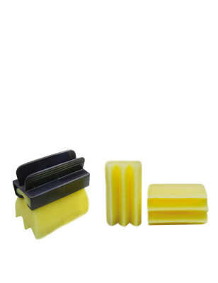 Lot de 3 éponges saturateur à poignée Jaune