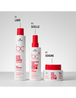 Masque cheveux abîmés BC Clean Repair Rescue Care-Boost Complex