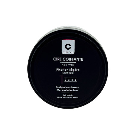 Cire coiffante effet mat Fixation légère 1/5