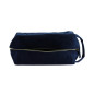 Trousse velours côtelé rectangulaire avec poignée Bleue Trousse velours côtelé rectangulaire avec poignée Bleue