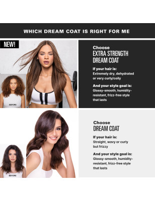Spray Extra Strength Dream Coat - anti-frisottis, éclat, lissage longue durée