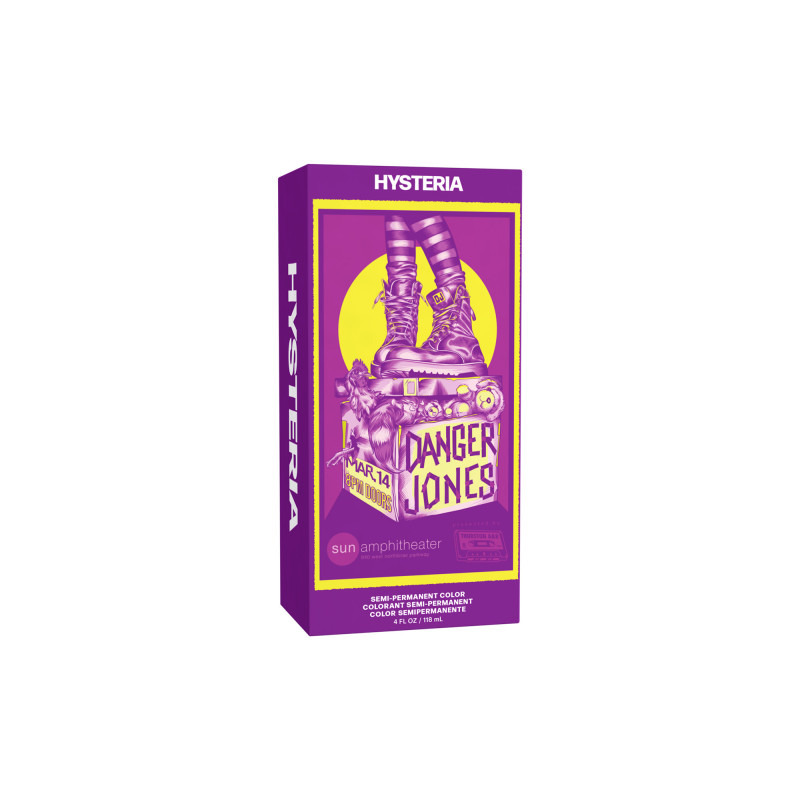 Coloration semi-permanente Hysteria violet mûre Coloration semi-permanente Hysteria violet mûre