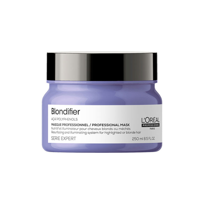 Masque nutritif et illuminateur Blondifier cheveux blonds ou méchés Masque nutritif et illuminateur Blondifier cheveux blonds ou méchés