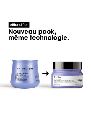 Masque nutritif et illuminateur Blondifier cheveux blonds ou méchés