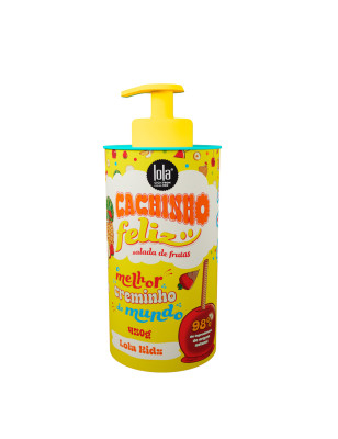 Crème coiffante Cachinho Feliz Salada de Fruta - démêle et active les boucles