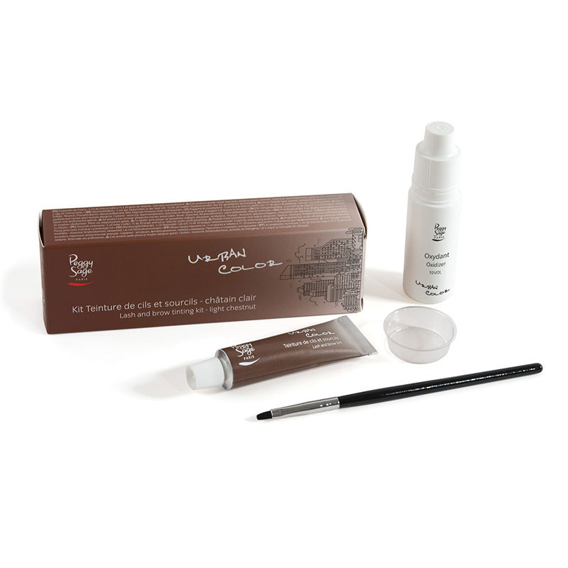 Kit teinture cils et sourcils Châtain clair Kit teinture cils et sourcils Châtain clair