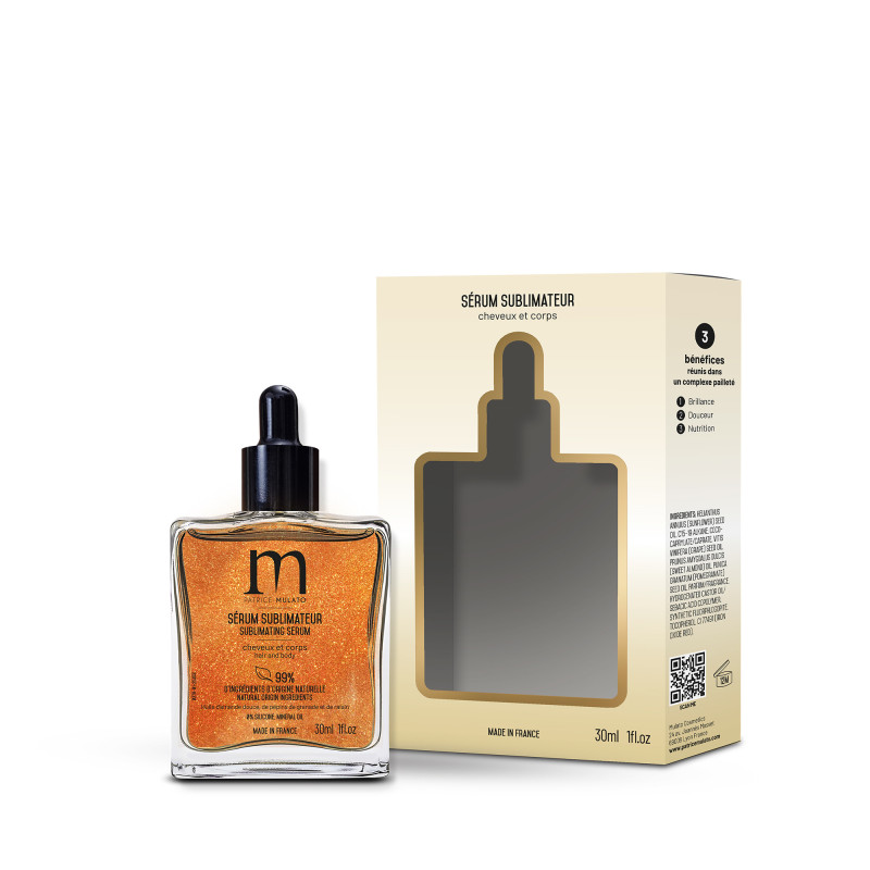 Sérum sublimateur cheveux et corps - brillance, douceur, nutrition