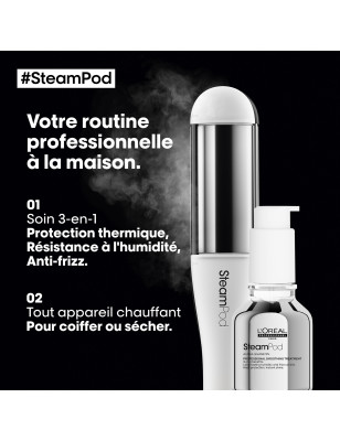 Soin lissant professionnel SteamPod