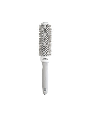 Brosse brushing ronde Expert Blowout Speed Wavy Bristles White&Grey 35mm