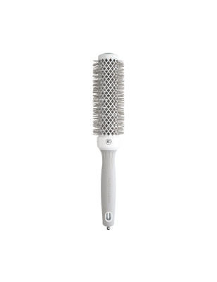 Brosse brushing ronde Expert Blowout Speed Wavy Bristles White&Grey 35mm