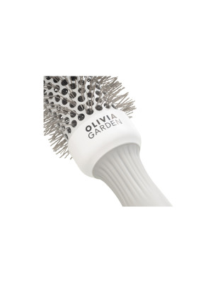 Brosse brushing ronde Expert Blowout Speed Wavy Bristles White&Grey 35mm