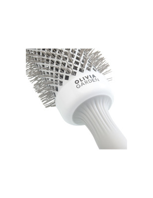 Brosse brushing ronde Expert Blowout Speed Wavy Bristles White&Grey 45mm
