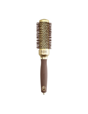 Brosse brushing ronde Expert Blowout Shine Wavy Bristles Gold&Brown 35mm