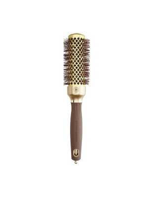 Brosse brushing ronde Expert Blowout Shine Wavy Bristles Gold&Brown 35mm