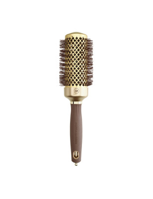 Brosse brushing ronde Expert Blowout Shine Wavy Bristles Gold&Brown 45mm