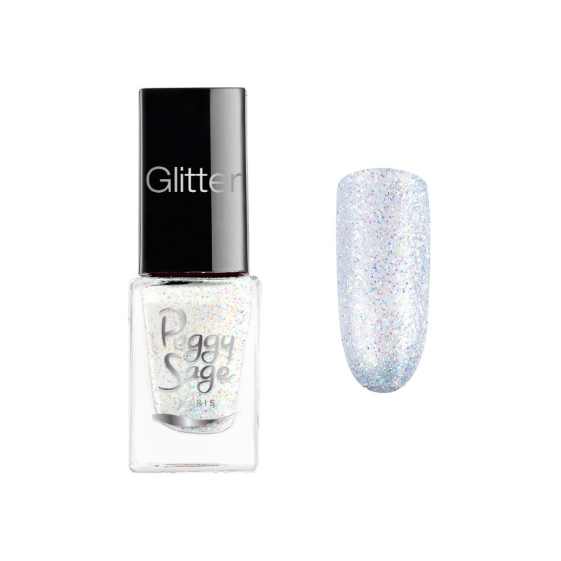 Mini vernis à ongles pailleté Céleste Mini vernis à ongles pailleté Céleste