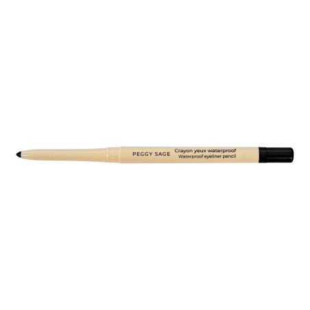 Crayon yeux rétractable waterproof noir - tracé précis, tenue longue durée