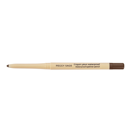 Crayon yeux rétractable waterproof brun - tracé précis, tenue longue durée