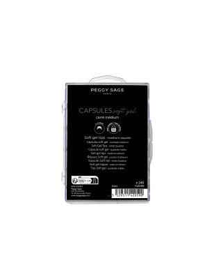 Capsules Soft Gel - Carré médium x240
