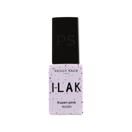 Vernis semi-permanent I-LAK - frozen pink - brillance, tenue 3 semaines
