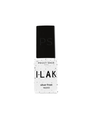 Vernis semi-permanent I-LAK - silver frost - brillance, tenue 3 semaines