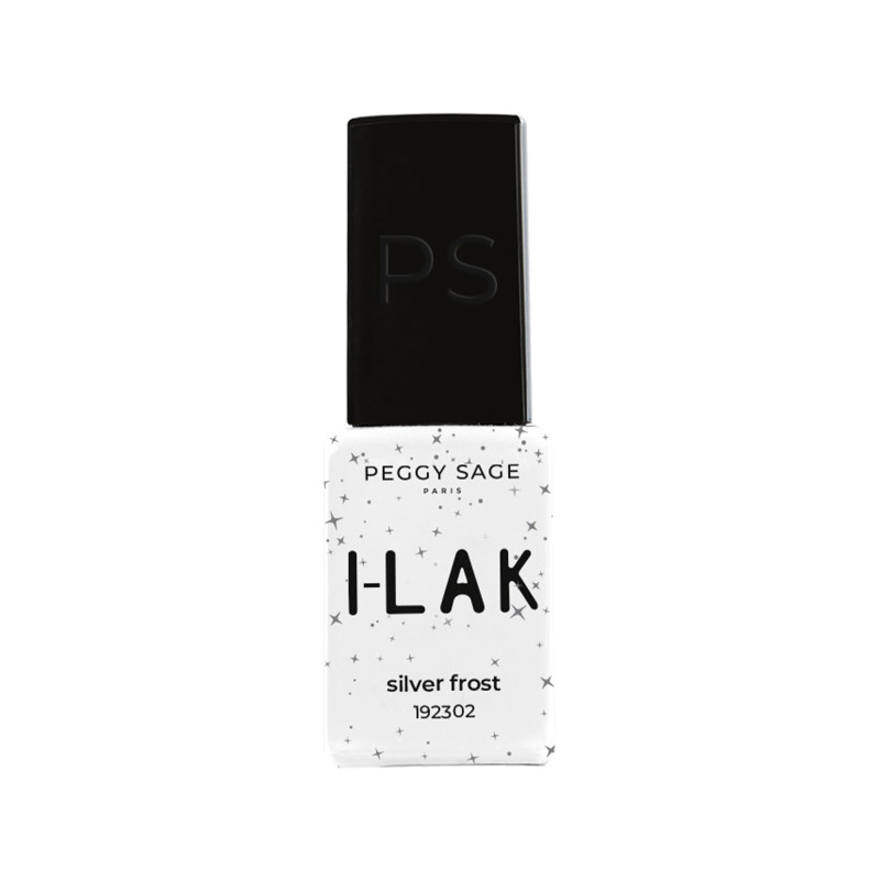 Vernis semi-permanent I-LAK - silver frost - brillance, tenue 3 semaines