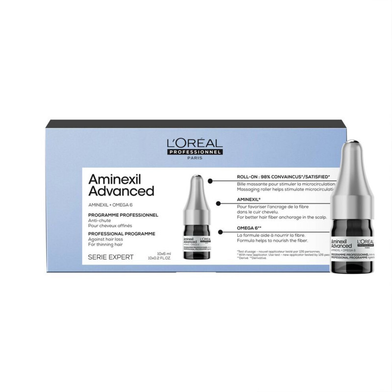 Activateur anti-chute Aminexil Advanced - densité, ancrage, efficacité prouvée Activateur anti-chute Aminexil Advanced - densité, ancrage, efficacité prouvée