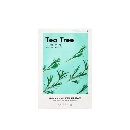 Masque tissu purifiant Tea Tree - peau nette, apaisée, rééquilibrée