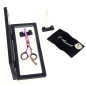 Ciseaux de coupe offset Rainbow chromé 5.5 Ciseaux de coupe offset Rainbow chromé 5.5