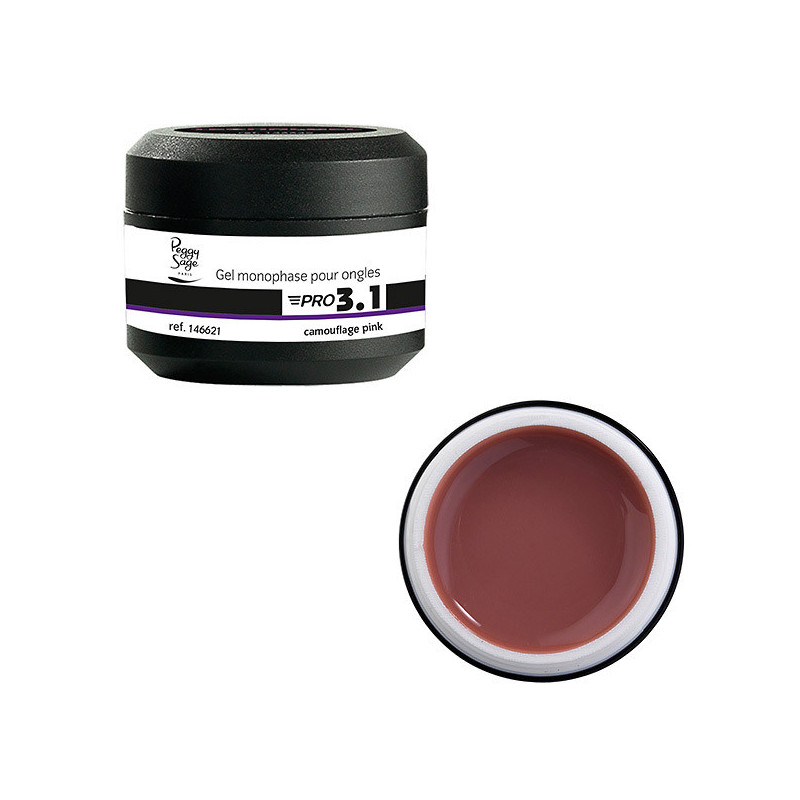 Gel de construction 3 en 1 Pro 3.1 Camouflage pink 15g Gel de construction 3 en 1 Pro 3.1 Camouflage pink 15g