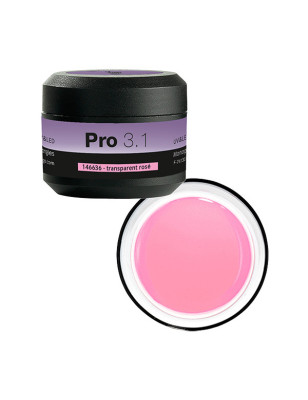 Gel de construction 3 en 1 Pro 3.1 Transparent rosé