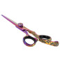Ciseaux de coupe offset Rainbow chromé 5.5 Ciseaux de coupe offset Rainbow chromé 5.5