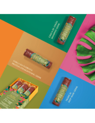 Kit de lissage à base de Protéines Força Da Floresta (3x120ml)