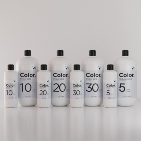 Oxydant crème Color. 10 Vol 3% – douceur, patines, précision