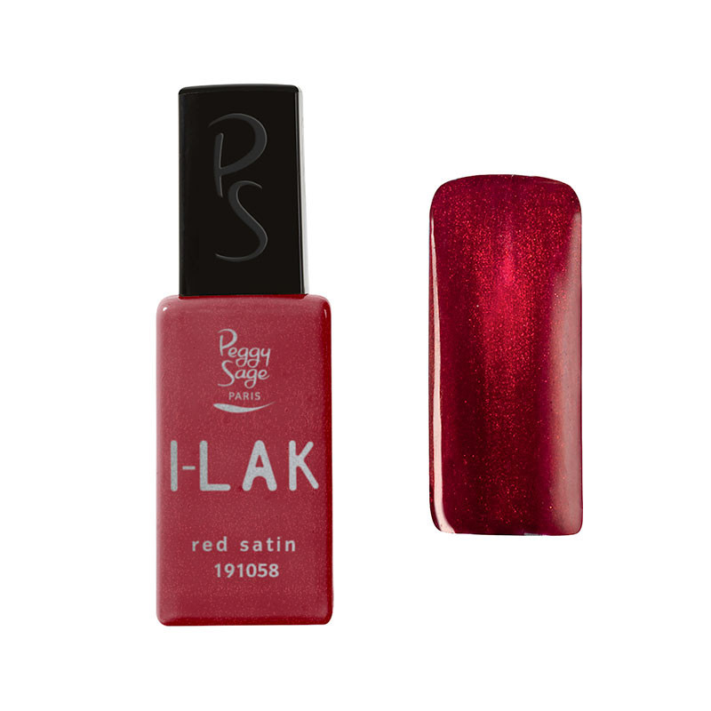 Vernis semi-permanent I-LAK - Red satin Vernis semi-permanent I-LAK - Red satin