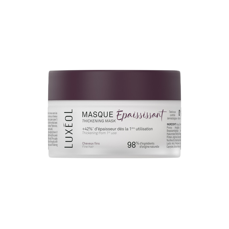 Masque Épaississant – épaissit, démêle, apporte légèreté Masque Épaississant – épaissit, démêle, apporte légèreté