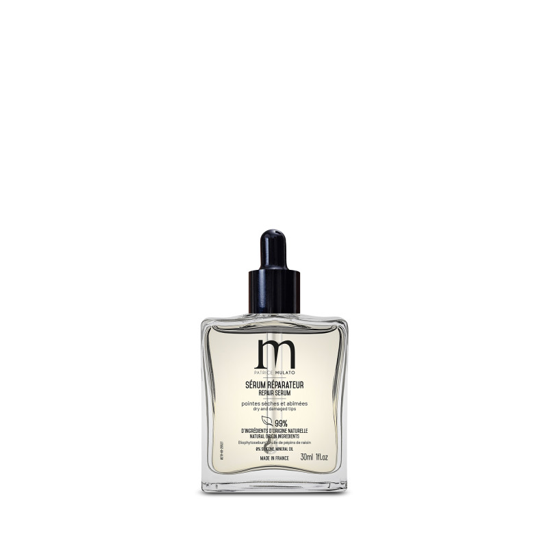 Sérum réparateur – pointes abîmées – nourrit, répare, brillance