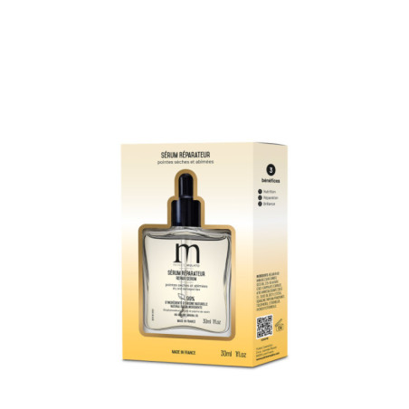 Sérum réparateur – pointes abîmées – nourrit, répare, brillance