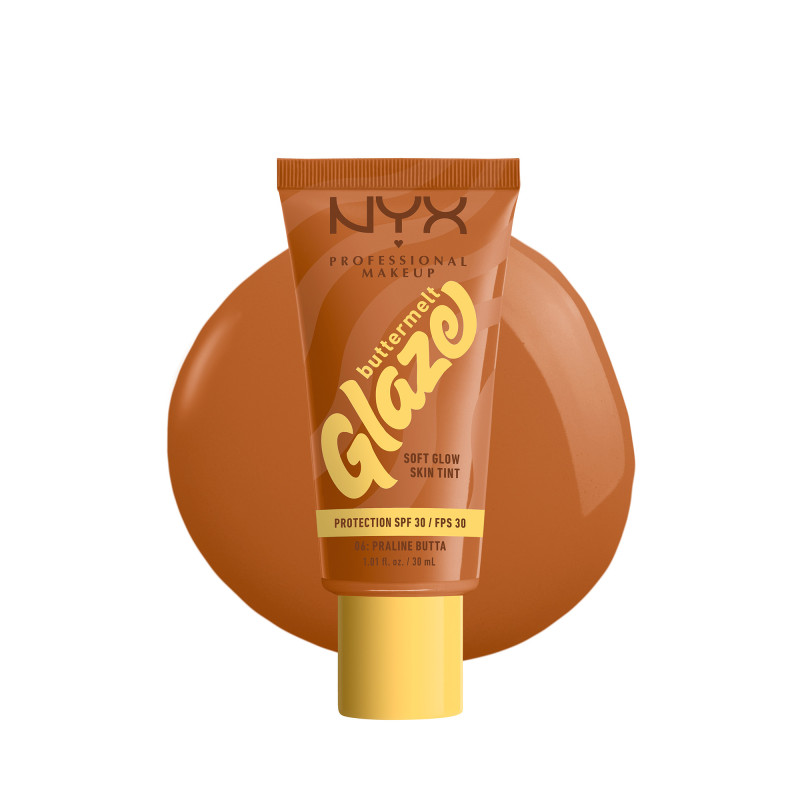 Fond de teint éclat lumineux Buttermelt Glaze - 06 Praline Butta Fond de teint éclat lumineux Buttermelt Glaze - 06 Praline Butta