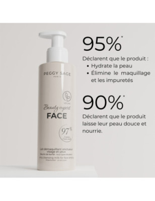Lait démaquillant visage et yeux – douceur, hydratation, confort
