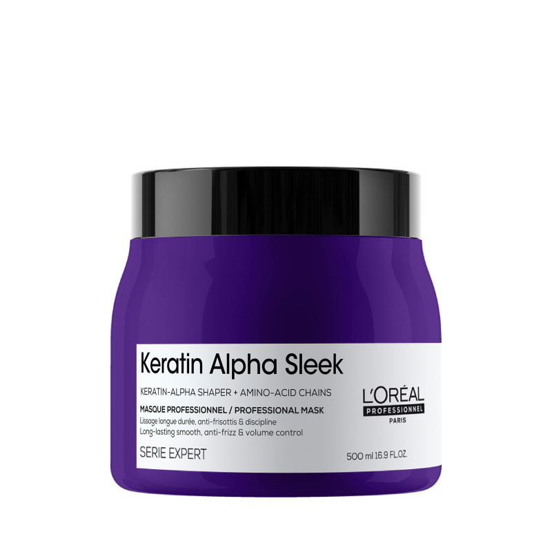 Masque disciplinant Keratin Alpha Sleek 500ml Masque disciplinant Keratin Alpha Sleek 500ml