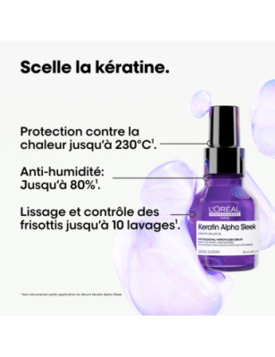 Sérum lissant miroir Keratin Alpha Sleek 50ml