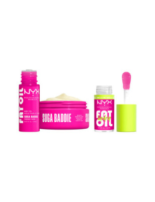Mini kit Fat Oil Body Suga Baddie 3 pièces (huile + beurre + gloss) 74.8ML