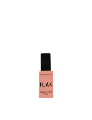 Vernis semi-permanent I-LAK – couleur Papaya Sorbet, tenue longue durée